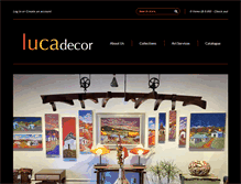 Tablet Screenshot of lucadecor.com